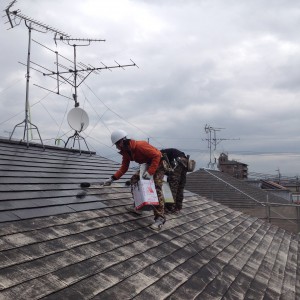 バイト君作業中