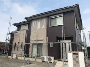 西三河西尾市ALC壁塗替え塗装