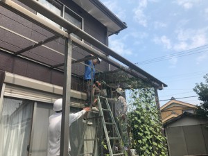 西三河西尾市ALC壁塗替え塗装