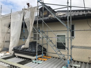 西三河岡崎市屋根ガイナ塗装