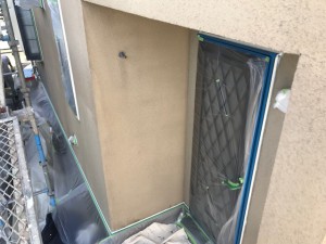 西尾市養生、汚れない塗装