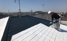 愛知県西尾市屋根遮熱塗装