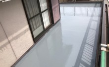 西三河西尾市碧南市岡崎市ベランダ防水通気緩衝工法クラックヒビ雨漏り