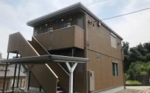 西三河愛知県岡崎市西尾市アパート外壁屋根シリコン塗装色褪せクラック