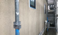 愛知県西三河西尾市外壁超低汚染無機フッ素塗装色褪せクラック汚れ藻欠け下地調整