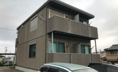 西三河愛知県岡崎市西尾市アパート外壁屋根シリコン塗装色褪せクラック