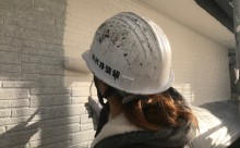 愛知県西三河東三河西尾市碧南市外壁塗装超低汚染遮熱シリコン色褪せ汚れ傷み割れクラック外壁補修外壁塗装工事アステックリファイン1000Si-IRクールホワイト中塗り