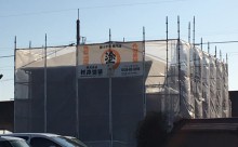 愛知県西三河西尾市外壁無機UVクリヤー塗装屋根葺き替え工事足場自社施工