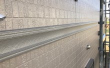 愛知県西三河東三河西尾市外壁塗装工事アステックペイント超低汚染遮熱シリコン塗装カラーボンドベイジュ外構工事施工写真外壁完成
