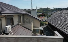 西尾市ブラウン屋根塗装