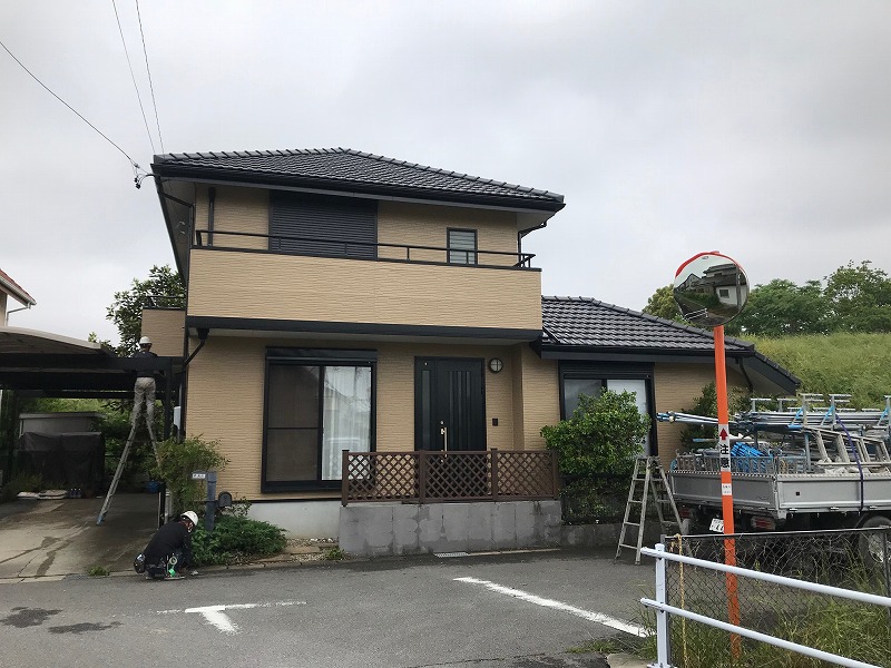 西尾市ラジカル制御形塗替え