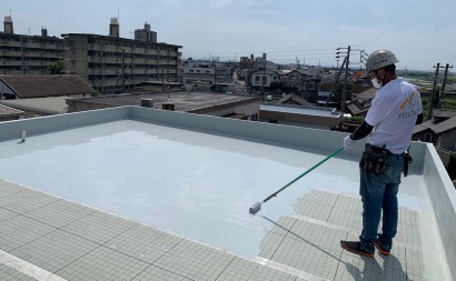 西尾市、通気緩衝工法、ウレタン防水