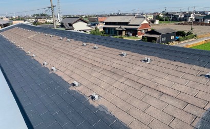 西尾市、太陽光パネル、屋根塗装