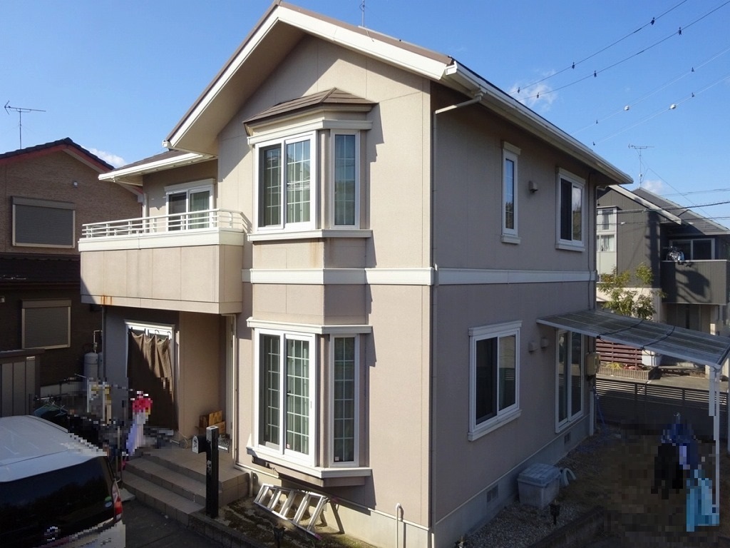 愛知県西尾市『M様邸』【外壁・屋根】遮断熱ガイナ塗装 75-90D・N-50