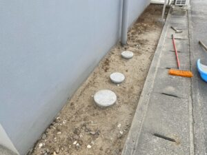 砂利撤去