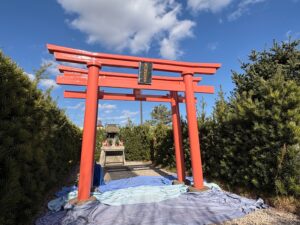 鳥居　中塗り完了