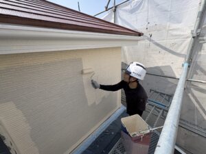 外壁上塗り