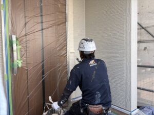 外壁上塗り