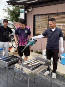 鰻焼く前